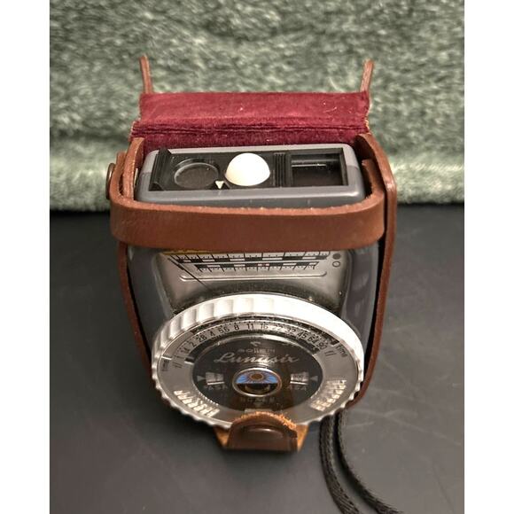 NOS Gossen Lunasix Light Meter With Brown Leather Case Vintage Immaculate - Picture 2 of 13